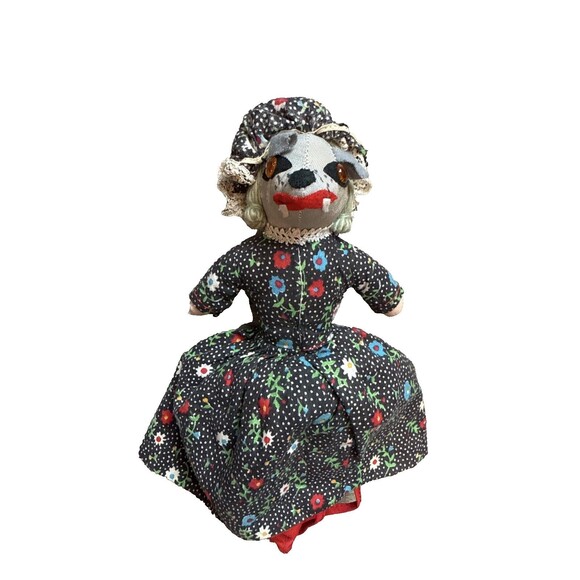 Vintage Little Red Riding Hood Grandmother Big Bad Wolf Doll 3 in 1 - Picture 1 of 9